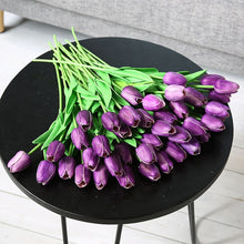 Load image into Gallery viewer, 31 Pieces/lots Artificial  Tulip Flower Real Touch Wedding flower
