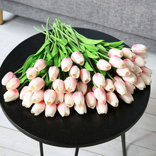 Load image into Gallery viewer, 31 Pieces/lots Artificial  Tulip Flower Real Touch Wedding flower