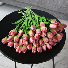 Load image into Gallery viewer, 31 Pieces/lots Artificial  Tulip Flower Real Touch Wedding flower