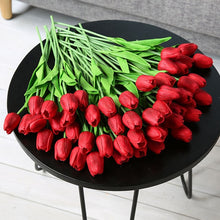 Load image into Gallery viewer, 31 Pieces/lots Artificial  Tulip Flower Real Touch Wedding flower