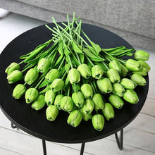 Load image into Gallery viewer, 31 Pieces/lots Artificial  Tulip Flower Real Touch Wedding flower
