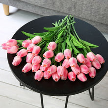 Load image into Gallery viewer, 31 Pieces/lots Artificial  Tulip Flower Real Touch Wedding flower