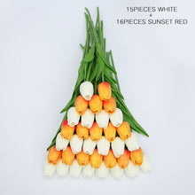 Load image into Gallery viewer, 31 Pieces/lots Artificial  Tulip Flower Real Touch Wedding flower