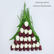Load image into Gallery viewer, 31 Pieces/lots Artificial  Tulip Flower Real Touch Wedding flower