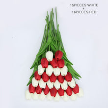 Load image into Gallery viewer, 31 Pieces/lots Artificial  Tulip Flower Real Touch Wedding flower