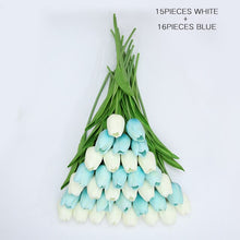 Load image into Gallery viewer, 31 Pieces/lots Artificial  Tulip Flower Real Touch Wedding flower