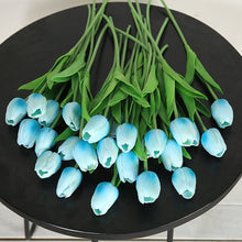 Load image into Gallery viewer, 31 Pieces/lots Artificial  Tulip Flower Real Touch Wedding flower